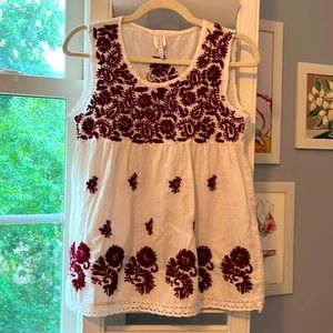 Raga Embroidered Tank Top.